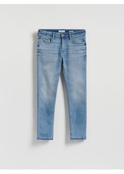 Reserved - Jeansy slim z efektem sprania - niebieski ze sklepu Reserved w kategorii Jeansy męskie - zdjęcie 188329312