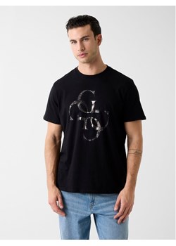 Guess T-Shirt 180891 Czarny Classic Fit ze sklepu MODIVO w kategorii T-shirty męskie - zdjęcie 188329720