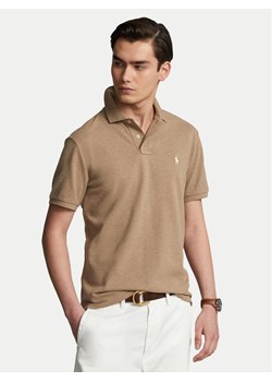 Polo Ralph Lauren Polo 710680784298 Brązowy Custom Slim Fit ze sklepu MODIVO w kategorii T-shirty męskie - zdjęcie 188329724