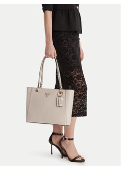 Guess Torebka Noelle II HWZG96 72250 Beżowy ze sklepu MODIVO w kategorii Torby Shopper bag - zdjęcie 188329731