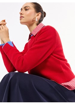 Mohito - Sweter z dodatkiem wełny - czerwony ze sklepu Mohito w kategorii Swetry damskie - zdjęcie 188330533