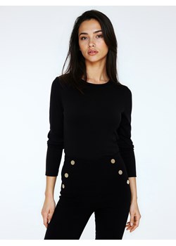 Mohito - Dopasowana czarna bluzka - czarny ze sklepu Mohito w kategorii Bluzki damskie - zdjęcie 188330542