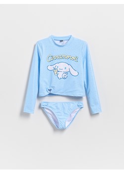 Reserved - Dwuczęściowy strój kąpielowy Cinnamoroll - jasnoniebieski ze sklepu Reserved w kategorii Stroje kąpielowe - zdjęcie 188330964