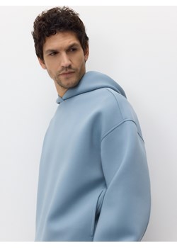 Reserved - Gładka bluza z kapturem - turkusowy ze sklepu Reserved w kategorii Bluzy męskie - zdjęcie 188331034