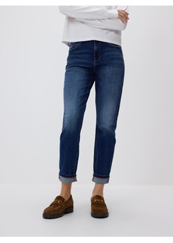 Reserved - Jeansy Boyfriend - granatowy ze sklepu Reserved w kategorii Jeansy damskie - zdjęcie 188331222