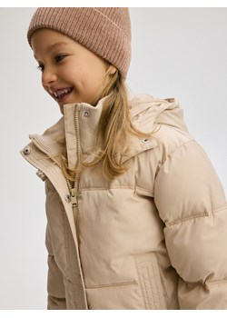 Reserved - Pikowana kurtka z kapturem - beżowy ze sklepu Reserved w kategorii Kurtki dziewczęce - zdjęcie 188331422