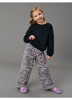 Sinsay - Jeansy wide leg w panterkę - wielobarwny ze sklepu Sinsay w kategorii Spodnie dziewczęce - zdjęcie 188332370