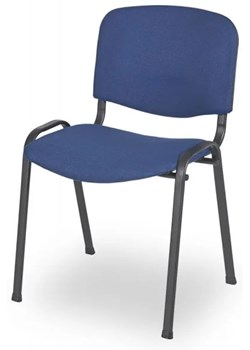Niebieskie sztaplowane krzesło konferencyjne H4-T99 ze sklepu Edinos.pl w kategorii Krzesła - zdjęcie 188332440