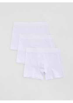 Reserved - 3 pack bokserek Long - biały ze sklepu Reserved w kategorii Majtki męskie - zdjęcie 188333022