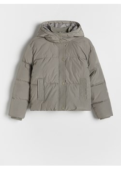 Reserved - Pikowana kurtka z kapturem - jasnozielony ze sklepu Reserved w kategorii Kurtki dziewczęce - zdjęcie 188333132