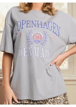 Sinsay - Koszulka z krótkim rękawem - szary ze sklepu Sinsay w kategorii Bluzki damskie - zdjęcie 188333673