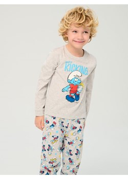 Sinsay - Piżama dwuczęściowa The Smurfs - szary ze sklepu Sinsay w kategorii Piżamy dziecięce - zdjęcie 188333684