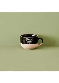 BELLA MAISON Kubek jumbo "Chris" w kolorze czarno-kremowym - 490 ml ze sklepu Limango Polska w kategorii Naczynia - zdjęcie 188333794