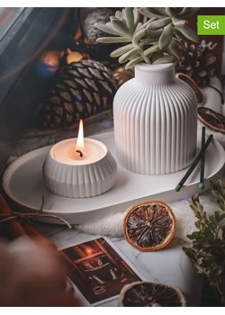 Lucky Bees 3-częściowy zestaw w kolorze białym ze sklepu Limango Polska w kategorii Świece i dyfuzory - zdjęcie 188333841