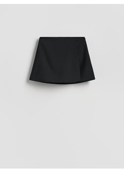 Reserved - Spódnico-szorty z dodatkiem wiskozy - czarny ze sklepu Reserved w kategorii Szorty - zdjęcie 188334060