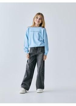 Reserved - Bluza z nadrukiem - jasnoniebieski ze sklepu Reserved w kategorii Bluzy dziewczęce - zdjęcie 188334273