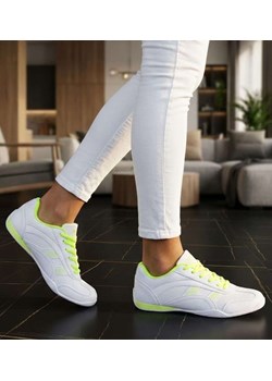 Biało zielone damskie buty sportowe /F6-3 14736 S242/ ze sklepu Pantofelek24.pl w kategorii Buty sportowe damskie - zdjęcie 188334361