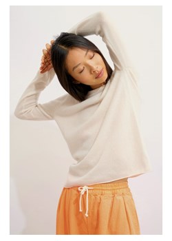 AUTHENTIC CASHMERE Kaszmirowy sweter "Criou" w kolorze białym ze sklepu Limango Polska w kategorii Swetry damskie - zdjęcie 188334391