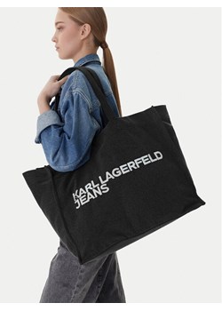 Karl Lagerfeld Jeans Torebka B1W50045 Czarny ze sklepu MODIVO w kategorii Torby Shopper bag - zdjęcie 188334632