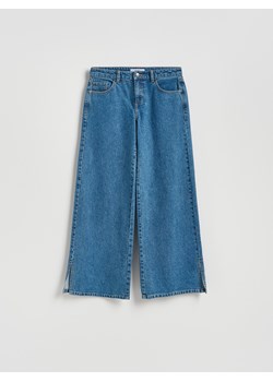 Reserved - Jeansy straight z rozcięciami - niebieski ze sklepu Reserved w kategorii Jeansy damskie - zdjęcie 188335222