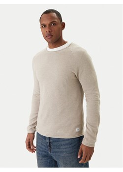 Jack & Jones Sweter Hill 12157321 Beżowy Regular Fit ze sklepu MODIVO w kategorii Swetry męskie - zdjęcie 188336084