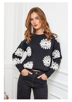 Joséfine Sweter "Banshee" w kolorze czarno-białym ze sklepu Limango Polska w kategorii Swetry damskie - zdjęcie 188336311
