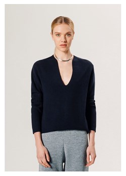 Rodier Wełniany sweter w kolorze granatowym ze sklepu Limango Polska w kategorii Swetry damskie - zdjęcie 188336352