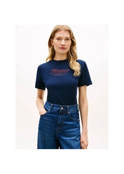 Tommy Hilfiger T-shirt | Regular Fit ze sklepu Gomez Fashion Store w kategorii Bluzki damskie - zdjęcie 188337013