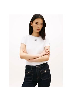 Tommy Hilfiger T-shirt | Slim Fit ze sklepu Gomez Fashion Store w kategorii Bluzki damskie - zdjęcie 188337121