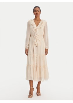 Morgan Sukienka codzienna 261-ROMANCE Różowy Regular Fit ze sklepu MODIVO w kategorii Sukienki - zdjęcie 188337233