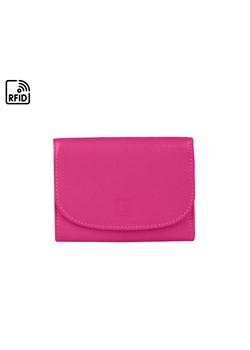 portfel skórzany różowo-fioletowy ze sklepu Słoń Torbalski w kategorii Portfele damskie - zdjęcie 188337802