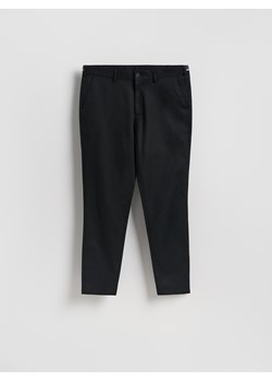 Reserved - Spodnie chino slim fit - czarny ze sklepu Reserved w kategorii Spodnie męskie - zdjęcie 188338042