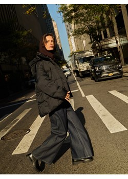 Reserved - Jeansy wide leg - granatowy ze sklepu Reserved w kategorii Jeansy damskie - zdjęcie 188338543