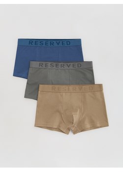 Reserved - 3 pack bokserek Classic - beżowy ze sklepu Reserved w kategorii Majtki męskie - zdjęcie 188338563