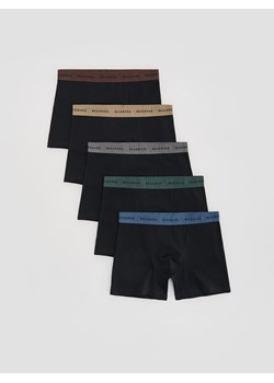 Reserved - 5 pack bokserek Long - czarny ze sklepu Reserved w kategorii Majtki męskie - zdjęcie 188338564