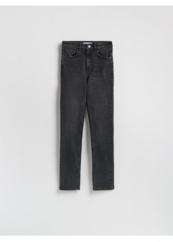 Reserved - Jeansy slim fit high waist - czarny ze sklepu Reserved w kategorii Jeansy damskie - zdjęcie 188338654