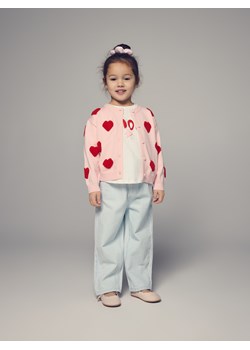 Reserved - Jeansy baggy w paski - niebieski ze sklepu Reserved w kategorii Spodnie dziewczęce - zdjęcie 188338752