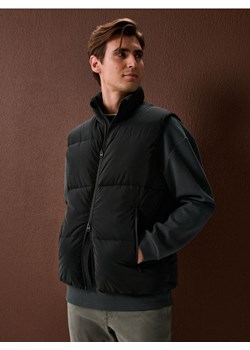 Sinsay - Pikowana kamizelka ze stójką - czarny ze sklepu Sinsay w kategorii Kamizelki męskie - zdjęcie 188339670