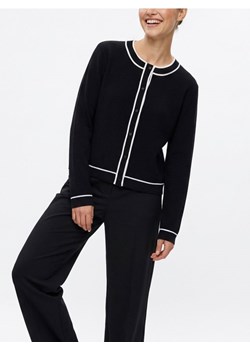 Sinsay - Kardigan z kontrastową lamówką - czarny ze sklepu Sinsay w kategorii Swetry damskie - zdjęcie 188339814
