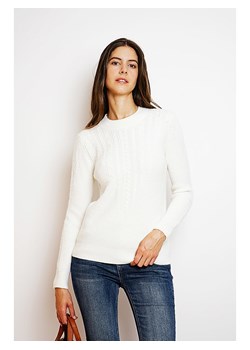 William de Faye Sweter w kolorze białym ze sklepu Limango Polska w kategorii Swetry damskie - zdjęcie 188340032