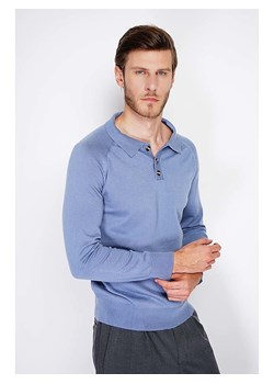 William de Faye Sweter w kolorze błękitnym ze sklepu Limango Polska w kategorii Swetry męskie - zdjęcie 188340714