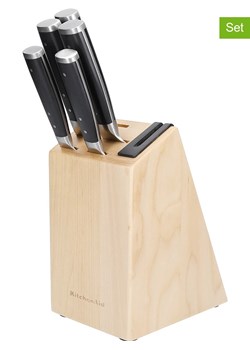 KitchenAid 6-częściowy zestaw w kolorze beżowo-czarnym ze sklepu Limango Polska w kategorii Noże kuchenne - zdjęcie 188341661