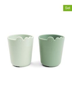 done by deer Kubki (2 szt.) "Croco" w kolorze zielonym - 100 ml ze sklepu Limango Polska w kategorii Kubki - zdjęcie 188342100