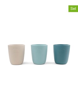 done by deer Silikonowe kubki (3 szt.) w kolorze niebiesko-błękitno-szarym - 160 ml ze sklepu Limango Polska w kategorii Kubki - zdjęcie 188342172