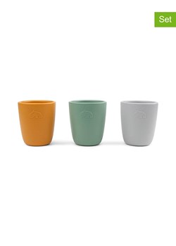 done by deer Silikonowe kubki (3 szt.) w kolorze żółto-zielono-szarym - 160 ml ze sklepu Limango Polska w kategorii Kubki - zdjęcie 188342180