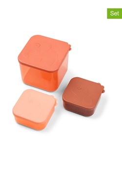 done by deer 3-częściowy zestaw "Elphee Papaya" w kolorze pomarańczowym ze sklepu Limango Polska w kategorii Pojemniki kuchenne - zdjęcie 188342591
