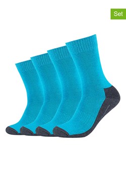 camano Skarpety (4 pary) w kolorze turkusowym ze sklepu Limango Polska w kategorii Skarpetki męskie - zdjęcie 188342674