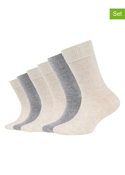 camano Skarpety (6 par) w kolorze beżowo-szarym ze sklepu Limango Polska w kategorii Skarpetki dziecięce - zdjęcie 188342683