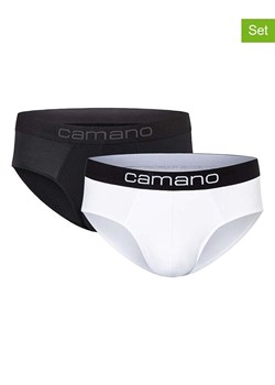 camano Slipy (2 pary) w kolorze czarno-białym ze sklepu Limango Polska w kategorii Majtki męskie - zdjęcie 188342750