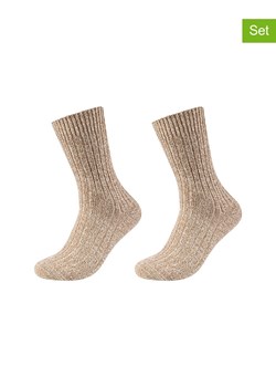 camano Skarpety (2 pary) w kolorze beżowym ze sklepu Limango Polska w kategorii Skarpetki męskie - zdjęcie 188342814